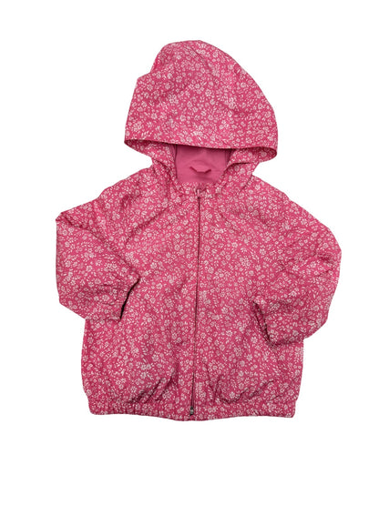 Baby Gap Pink Floral Hooded Jacket 18-24M