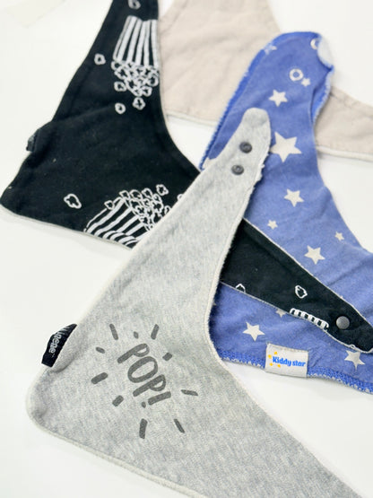 Ensemble de bavoirs bandana taille unique