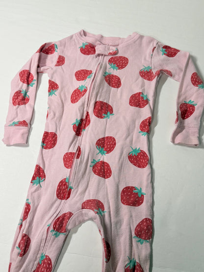 Carter's Child of Mine Strawberry Sleeper 18M