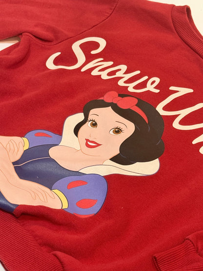 H&M Disney Snow White Red Sweatshirt Size 5T/6