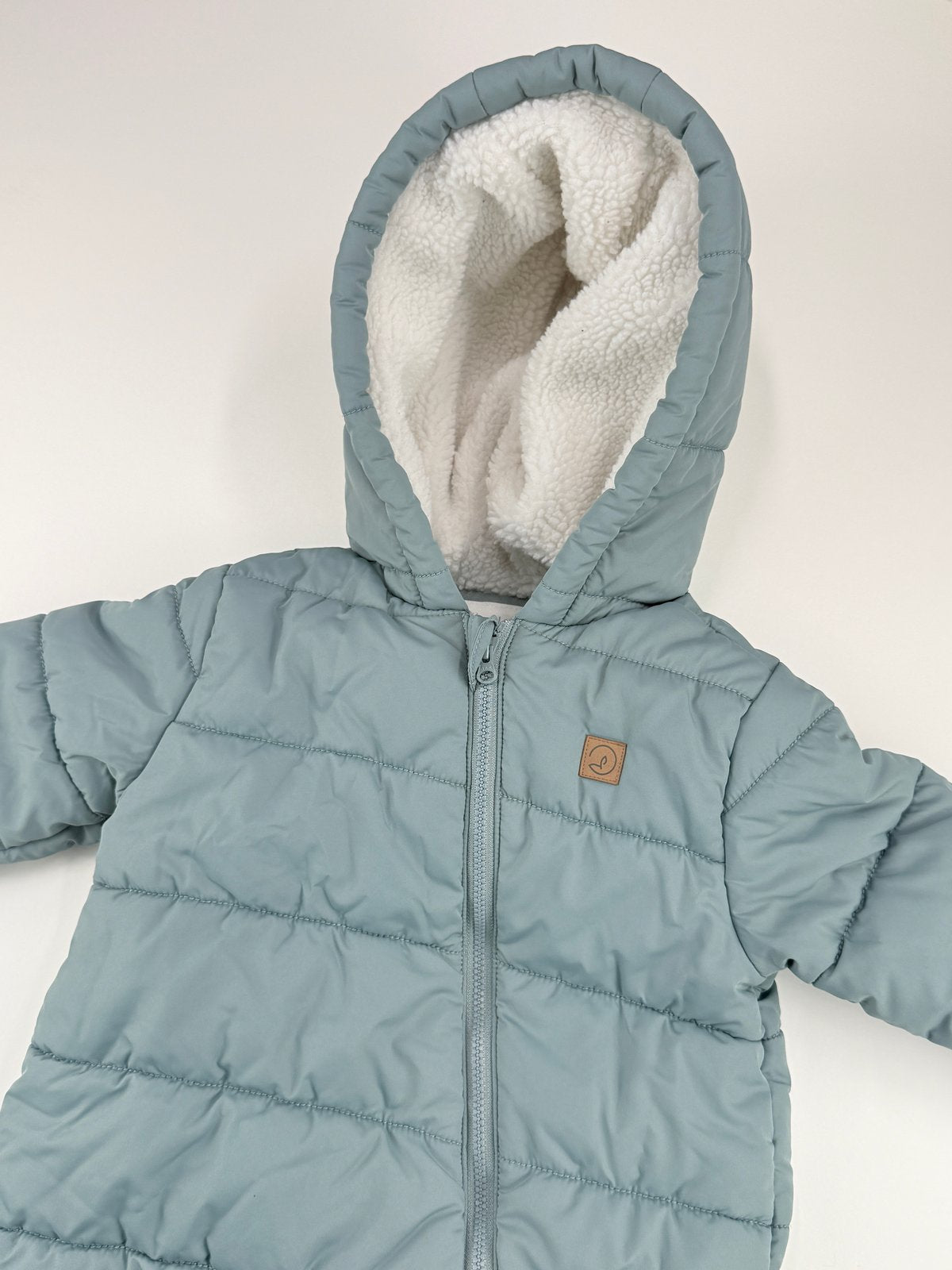 Little Planet by Carter's Blue Snowsuit 12M
