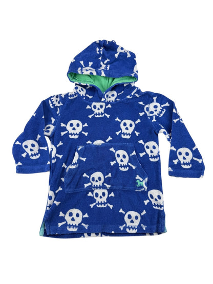 Mini Boden Skull Terry Hoodie 2-3Y