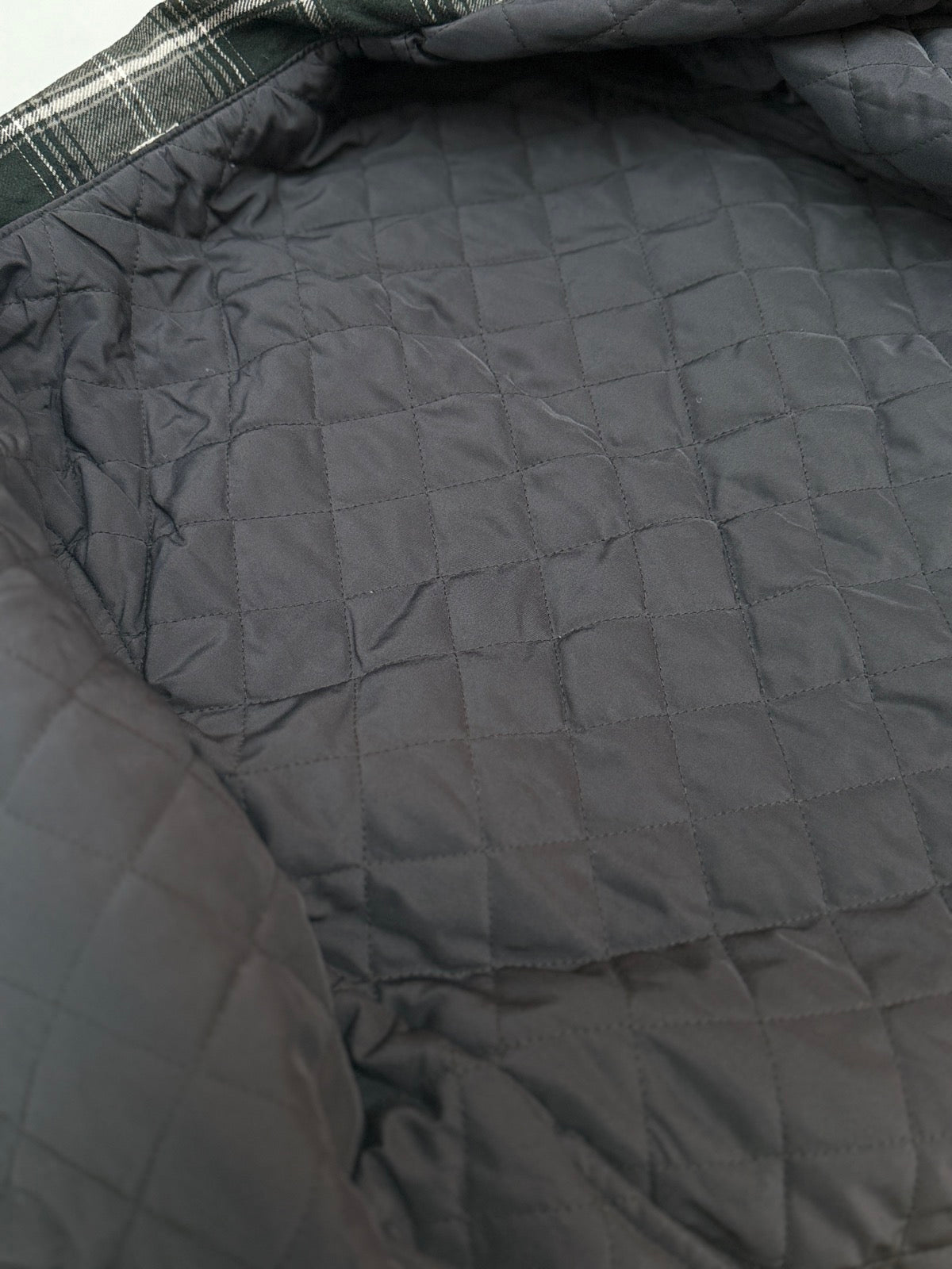 Plaid Flannel Quilted Lined Jacket 8/9Y