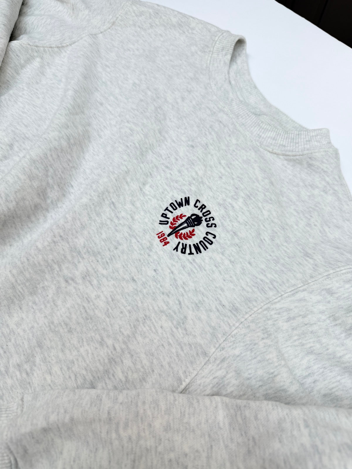 Uniqlo - Uptown Cross Country 1984 Gray Crewneck Sweatshirt