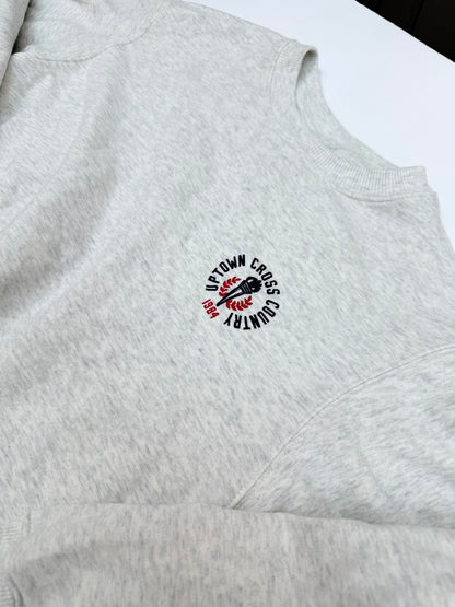 Uniqlo - Uptown Cross Country 1984 Gray Crewneck Sweatshirt