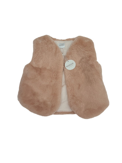 Donsje Pimmy Gilet Cloudy Rose Teddy 5-6Y