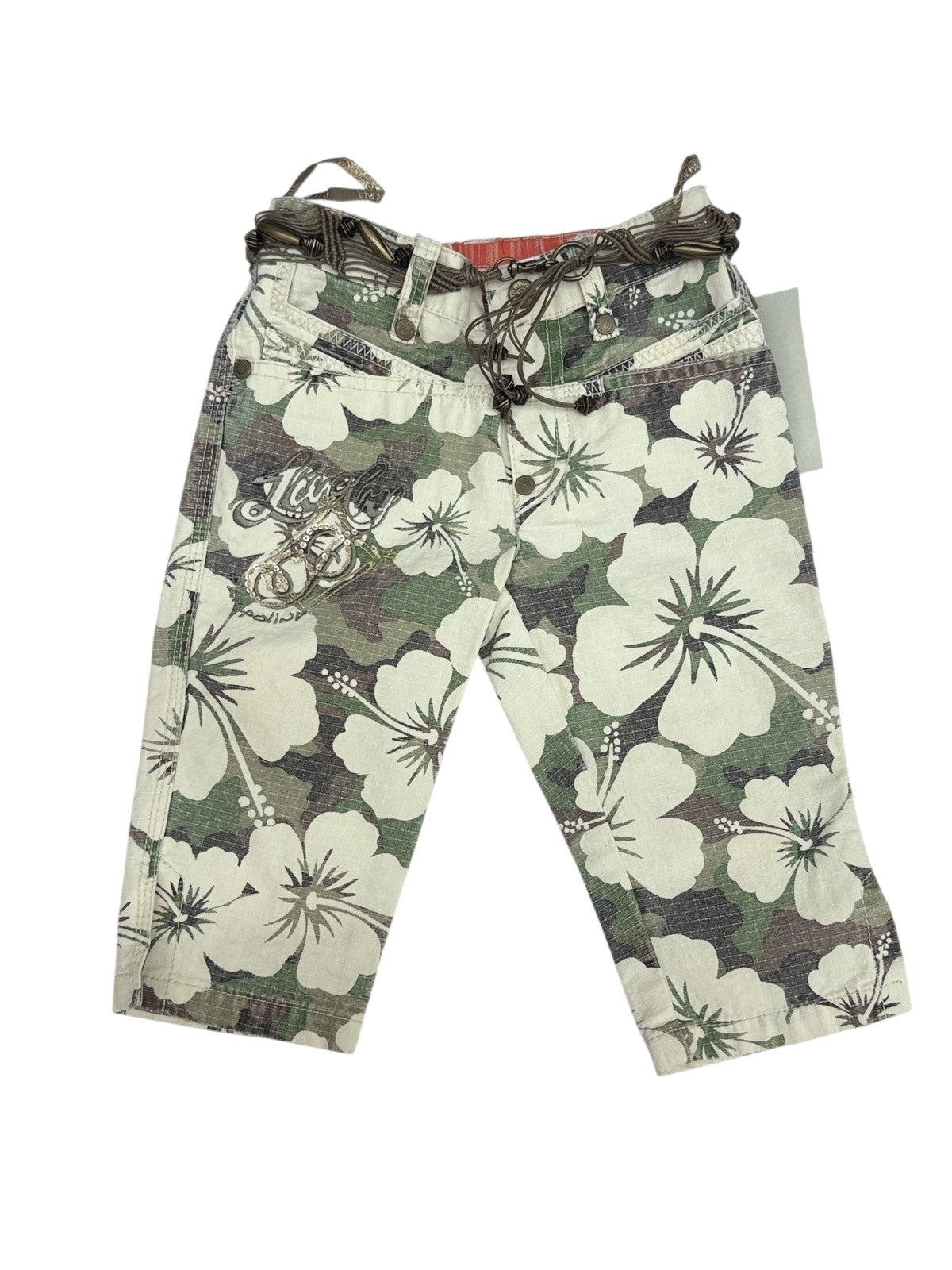NWT - Pampolina Camo Floral Print Pants 2T