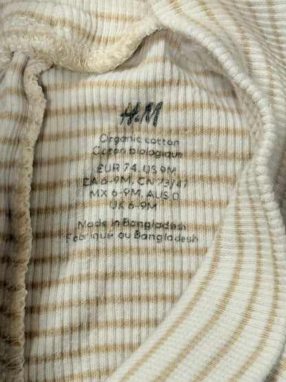 H&M Striped Ribbed Leggings 9M