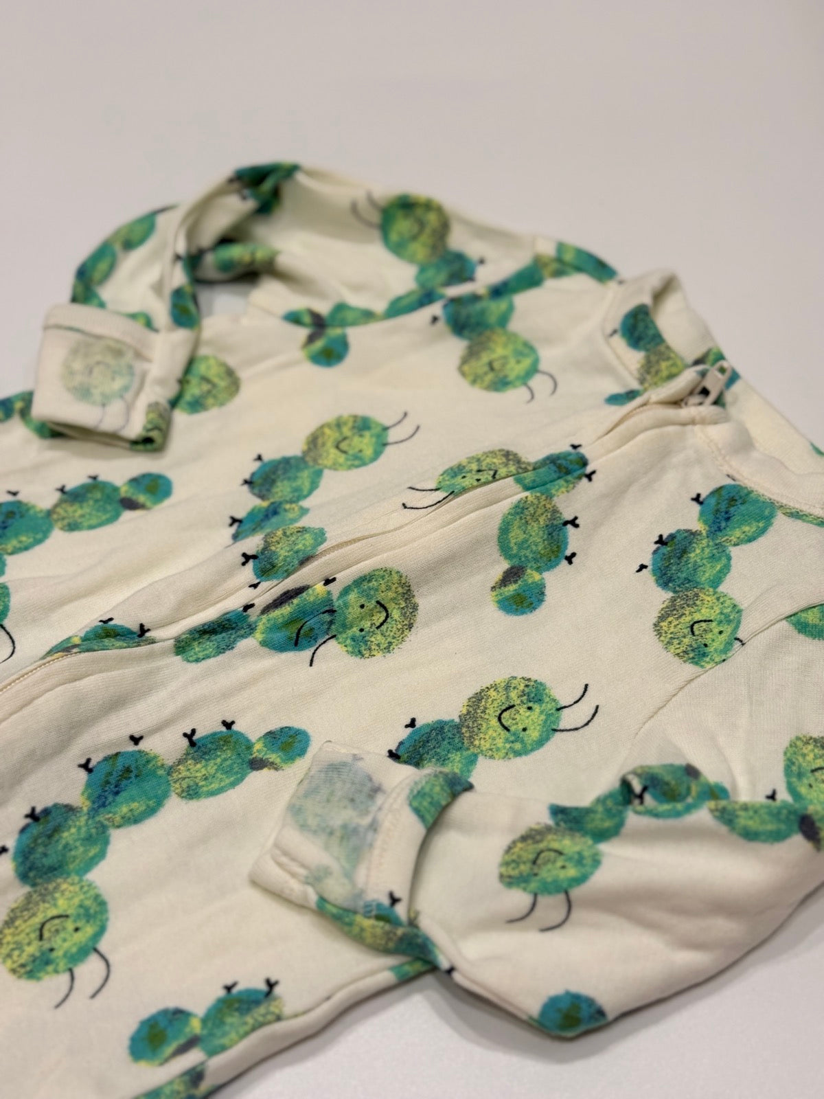 Old Navy Caterpillar Footed Sleeper 0-3M