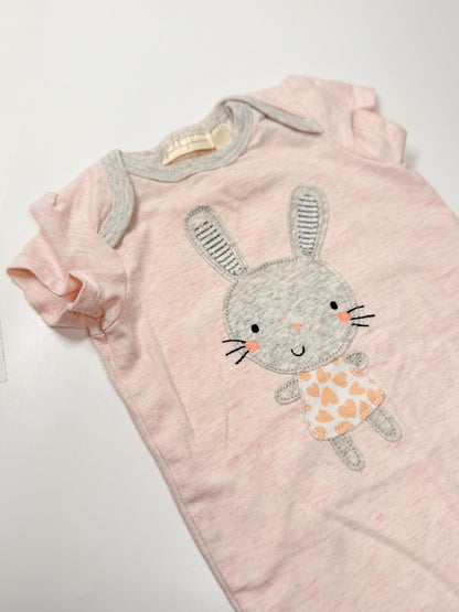 First Impressions Pink Bunny Bodysuit 3-6M