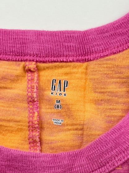 Gap Kids Orange Pink Floral Dress Size M (8) 8