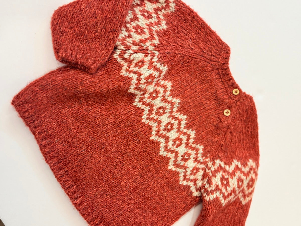 Zara Fair Isle Knit Sweater 6-9M