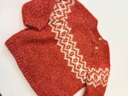 Zara Fair Isle Knit Sweater 6-9M