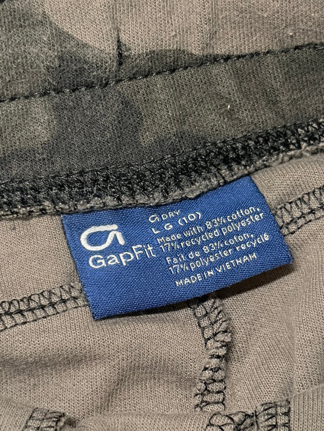 Gap Fit Camo Sweat Shorts Size LG (10)