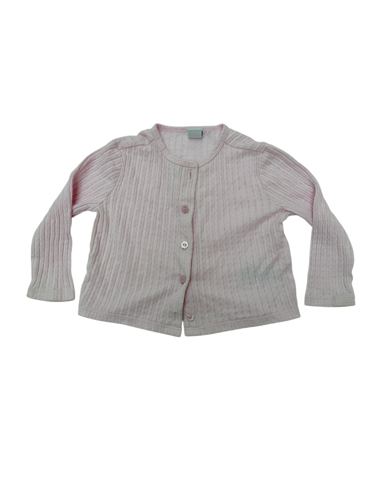 Old Navy Pink Ribbed Cardigan 18-24M