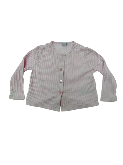 Old Navy Pink Ribbed Cardigan 18-24M