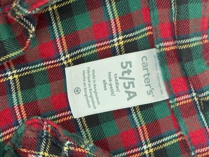Carter's Plaid Flannel Shirt 5T
