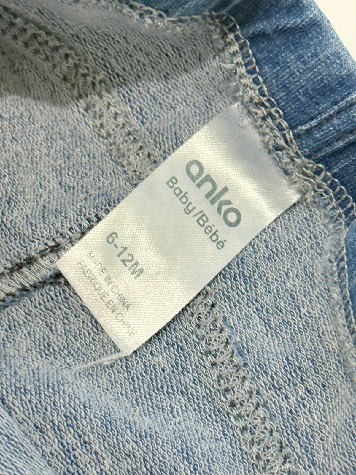 Anko Baby Denim Jeggings 6-12M