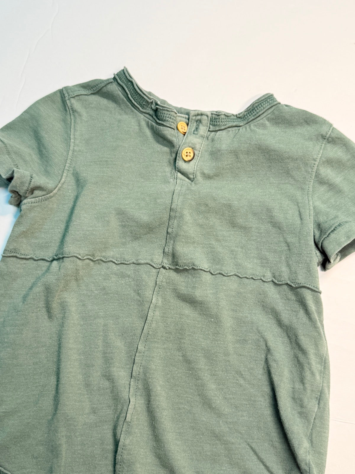 Genuine Kids OshKosh Green Henley T-Shirt 18M
