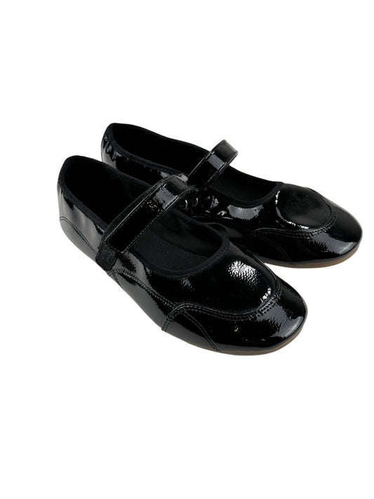 Zara Black Patent Mary Jane Shoes EU 37