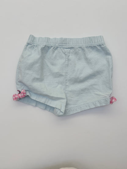 Gap Baby Cherry Embroidered Shorts 18M