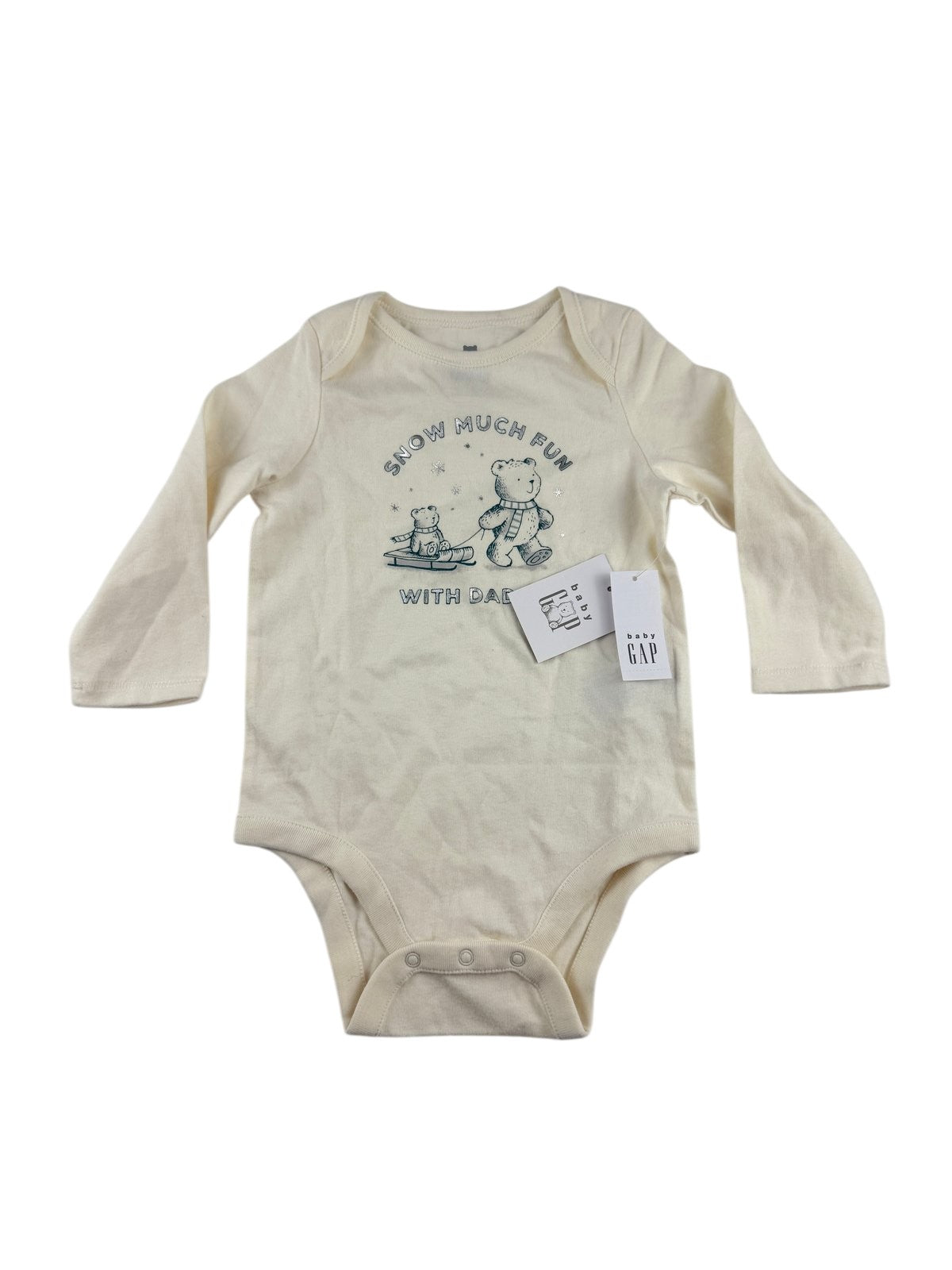 NWT - Baby Gap Snow Much Fun Bodysuit 6-12M