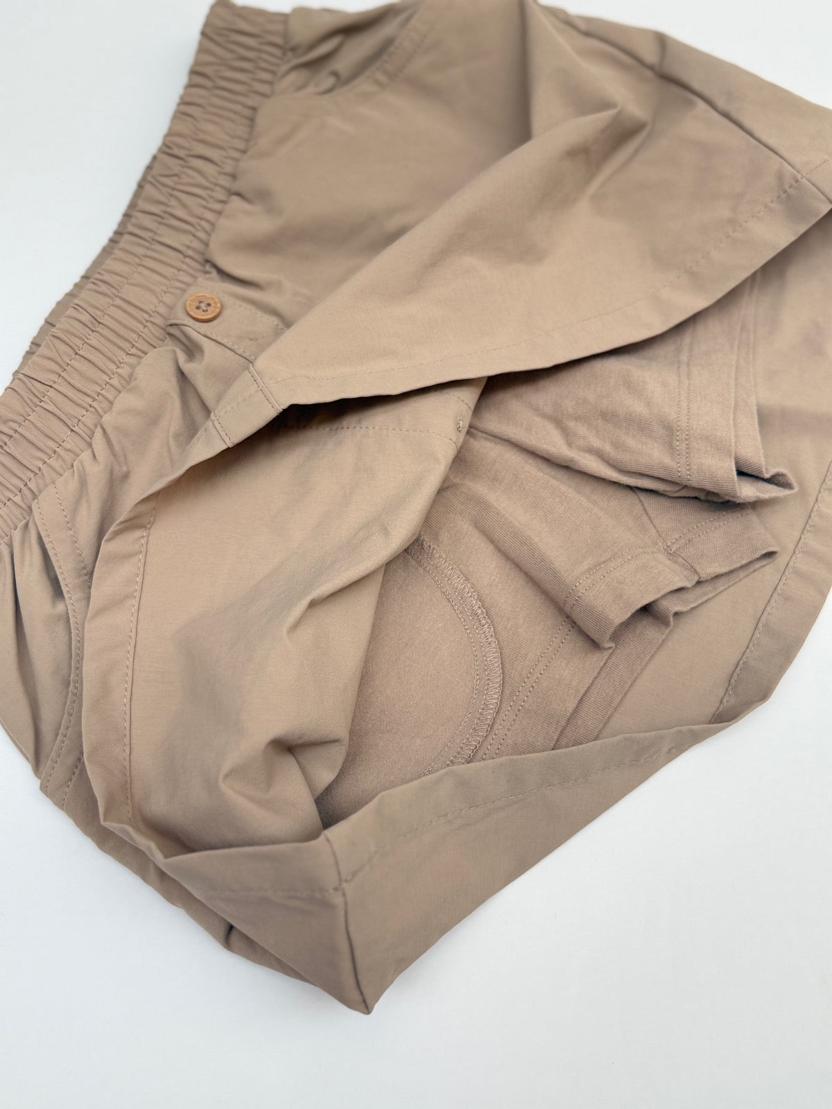 Pekkle Beige Button-Front Skirt Size 5