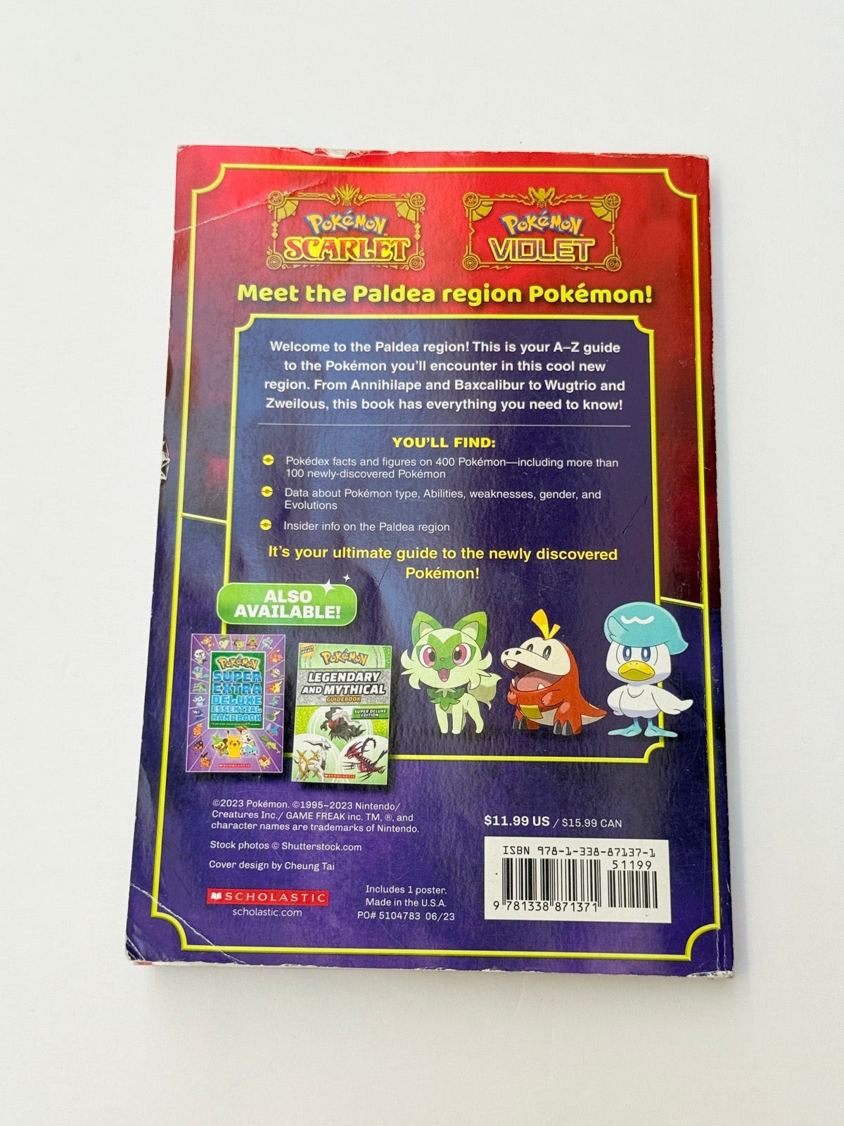 Pokémon Scarlet Violet Handbook Paldea Region