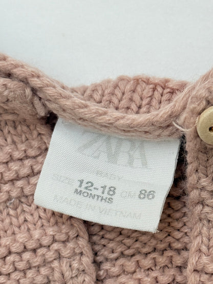 Zara Knit Button Cardigan 12-18 Months