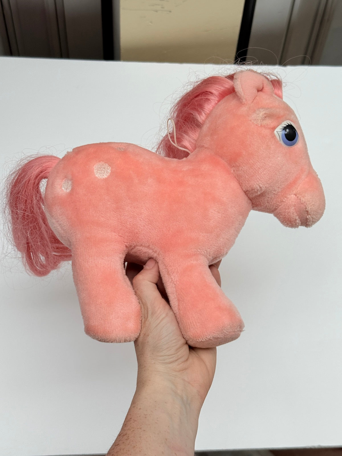Vintage My Little Pony Pink Plush Toy
