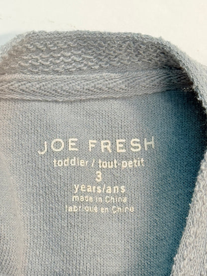 Joe Fresh Grey Henley Sweatshirt 3T