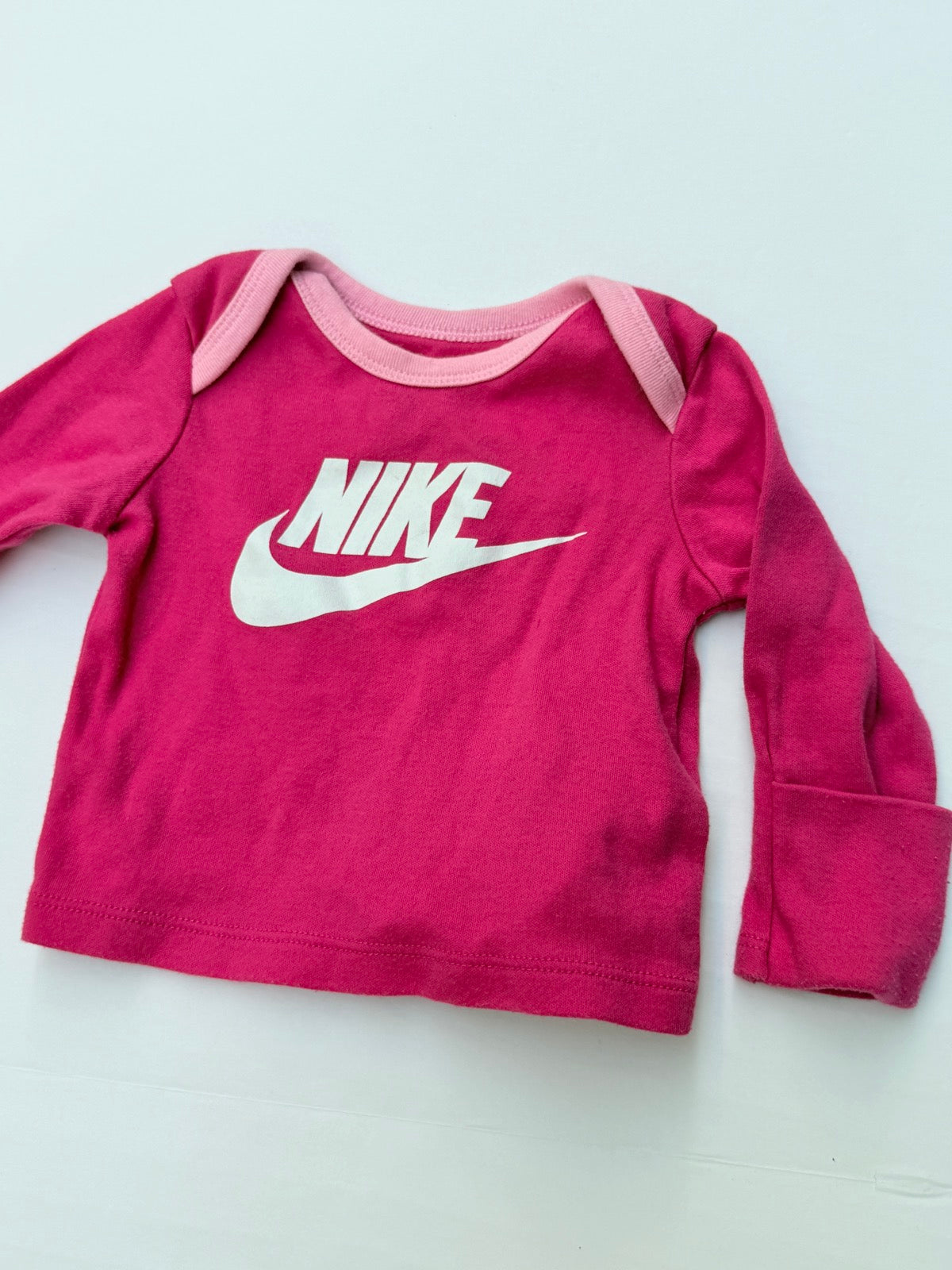 Nike Pink Logo T-Shirt 3M