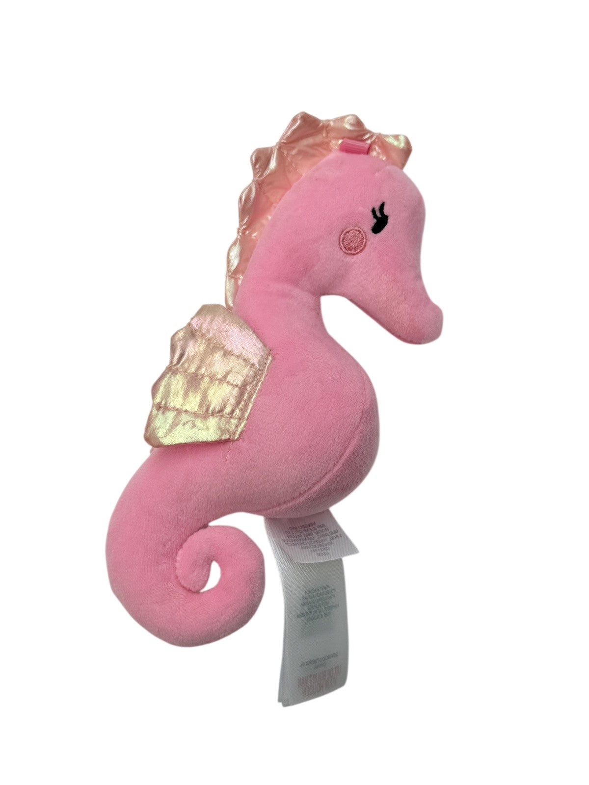 Pink Seahorse Plush Toy