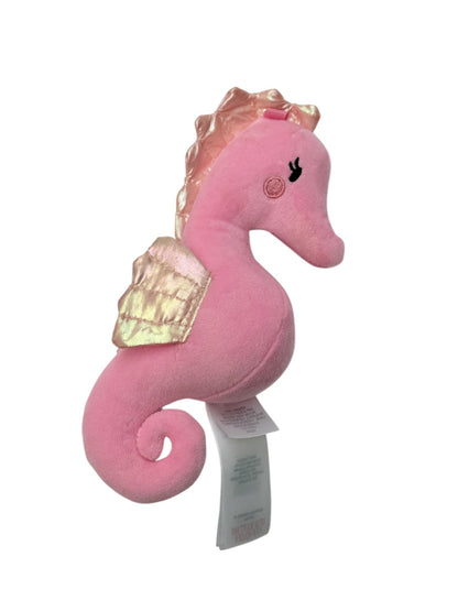 Pink Seahorse Plush Toy