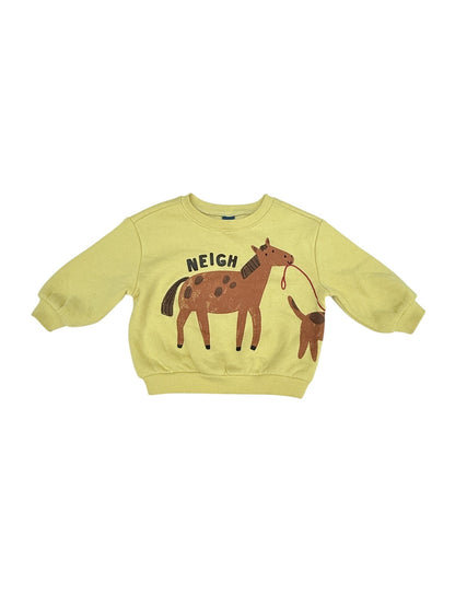 Old Navy Neigh Horse Sweatshirt 6-12M