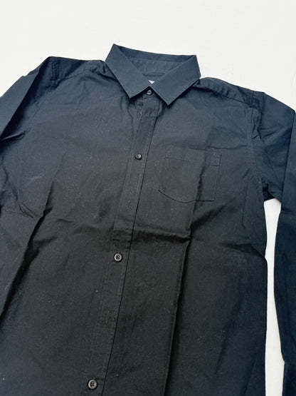 Redford Kids Black Button-Up Shirt 10-12