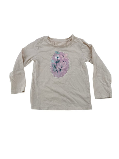 George Floral Butterfly Long Sleeve T-Shirt 3T