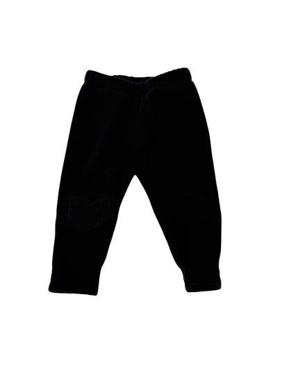 Old Navy Fleece Heart Knee Leggings 6-12M