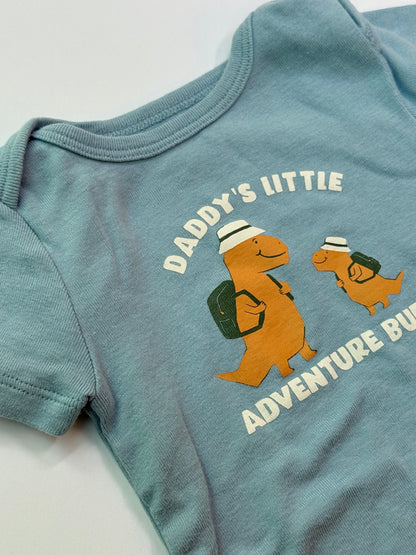 Joe Fresh Daddy's Little Adventure Buddy Onesie 3-6m