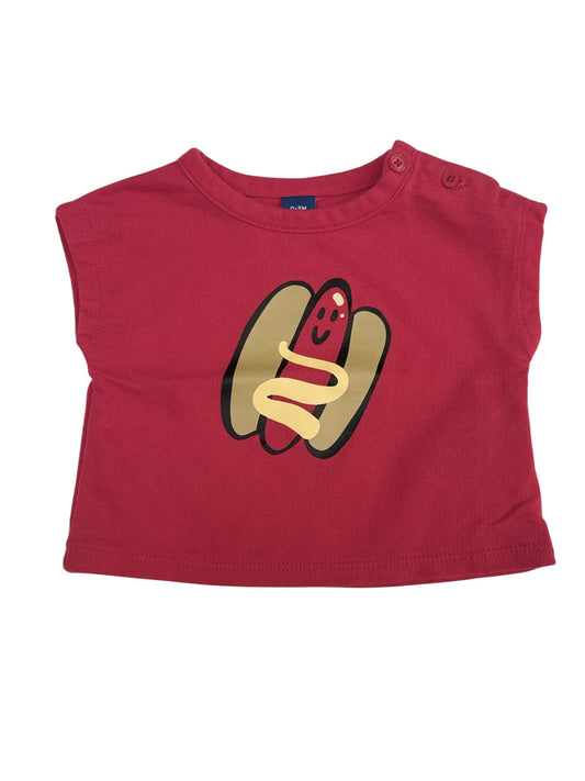 Gap Hot Dog Graphic Tee 0-3M