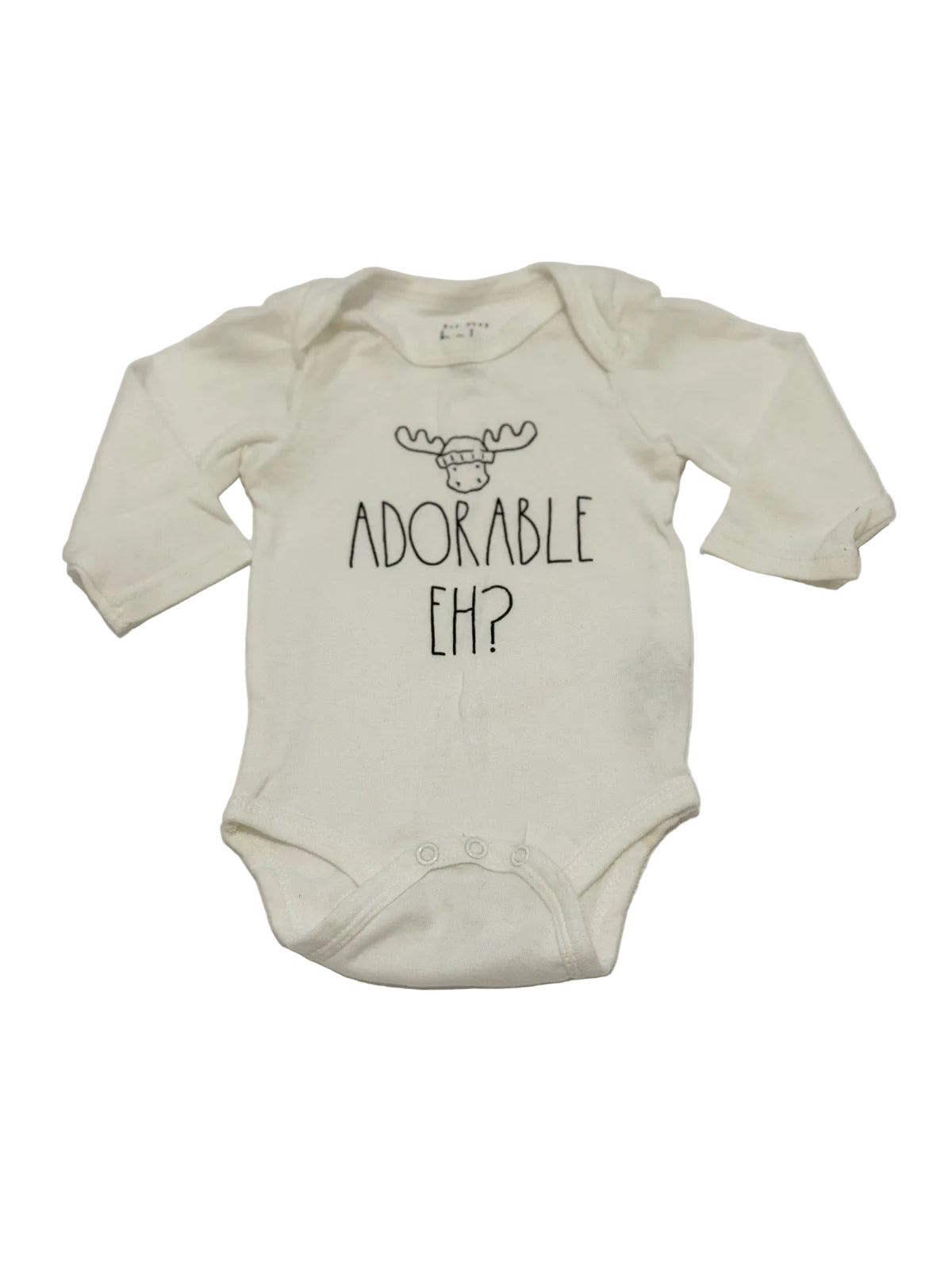 Rae Dunn Baby Adorable Eh Onesie Set 6-9M