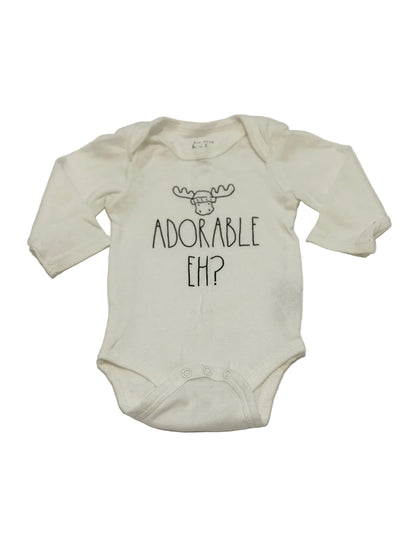 Rae Dunn Baby Adorable Eh Onesie Set 6-9M