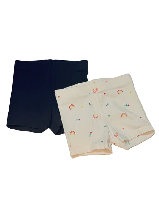 Joe Fresh Rainbow Bike Shorts Set 6-12m