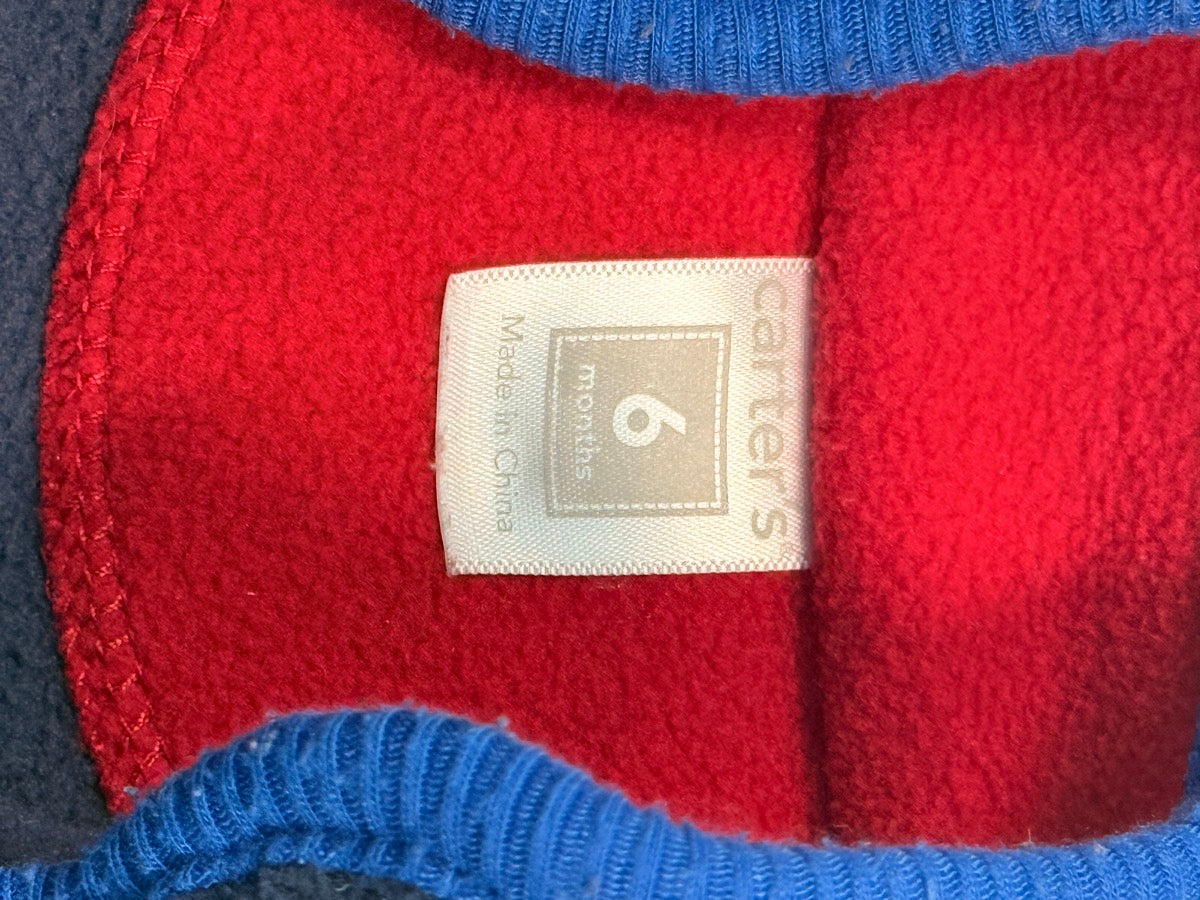 Carter's Varsity Fleece Zip Hoodie 6 Months