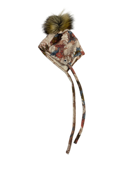 Little & Lively Floral Pom Bonnet Hat Toddler