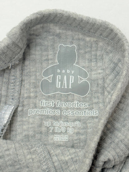 Baby Gap Gray Ribbed Leggings Preemie 7