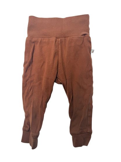 Petit Lem Rust Ribbed Joggers 9M