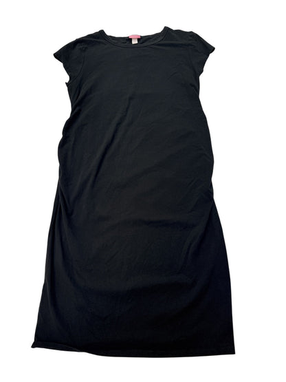 Paisley Sky Maternity Black T-Shirt Dress XL