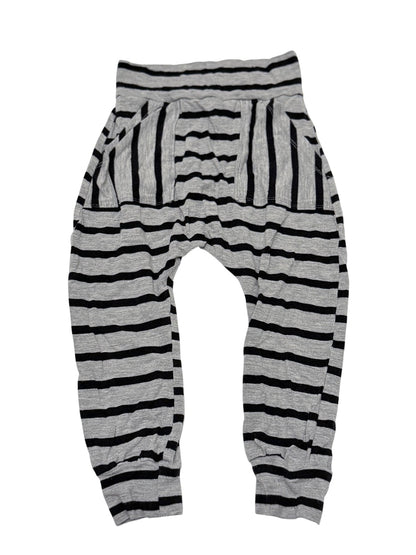Tiny Button Apparel Striped Harem Joggers 2/3T