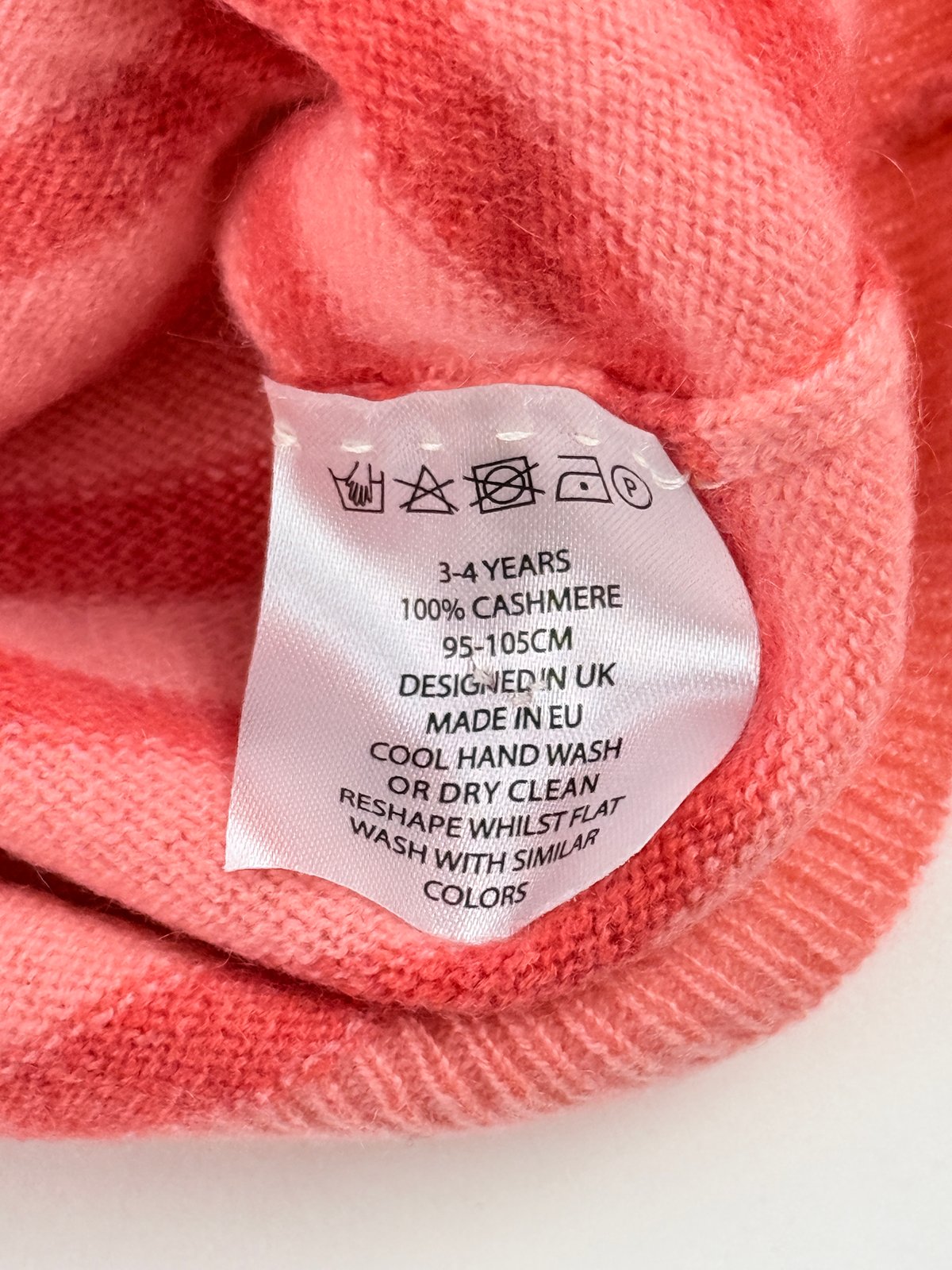 NWT - Kaede Kids Striped Cashmere Cardigan 3-4Y